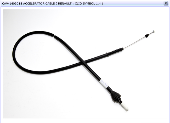 CABLE ACCELATEUR CLIO 1.4 — MGA-53147