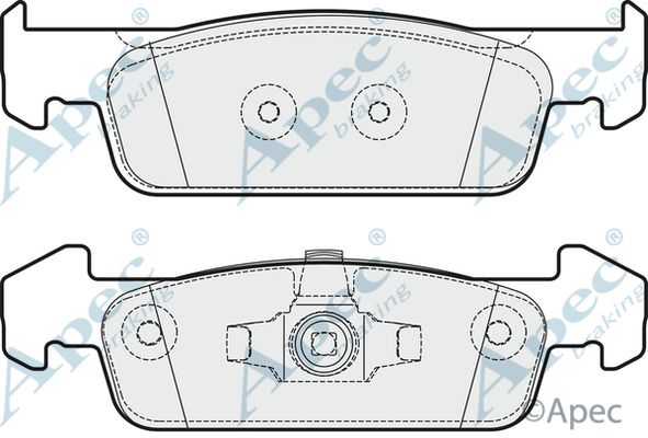 PLAQUETTE DE FREIN SYMBOL / DACIA LOGAN II NM 05P1702 — MGA-55644