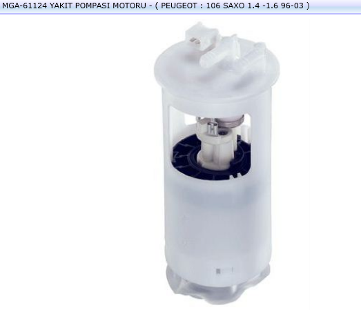 POMPE ESSENCE PSA 106 SAXO 145505 — MGA-61124