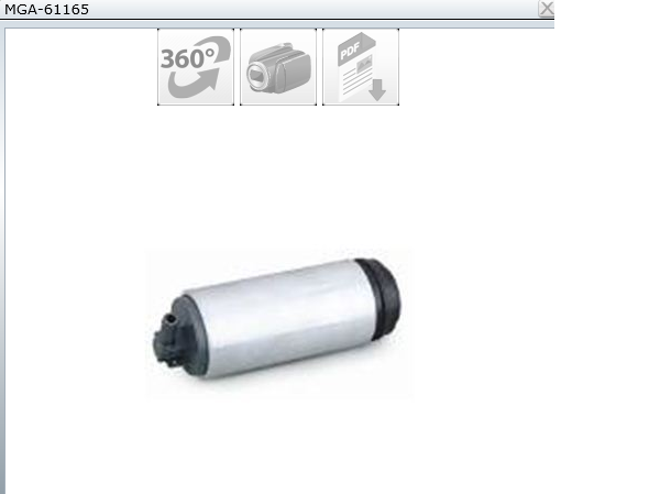 POMPE A ESSENCE GOLF IV BORA 1J0915051 — MGA-61165