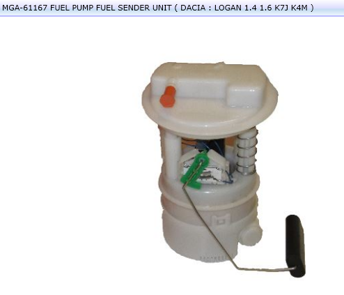 POMPE ESSENCE DACIA LOGAN 1.4 1.6 60015476005 — MGA-61167