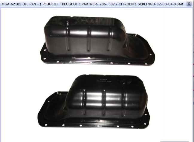 CARTER D'HUILE P206/P307/C2-3-4/BERL/PARTNER 1.4-1.6 HDI FA10316 — MGA-62105