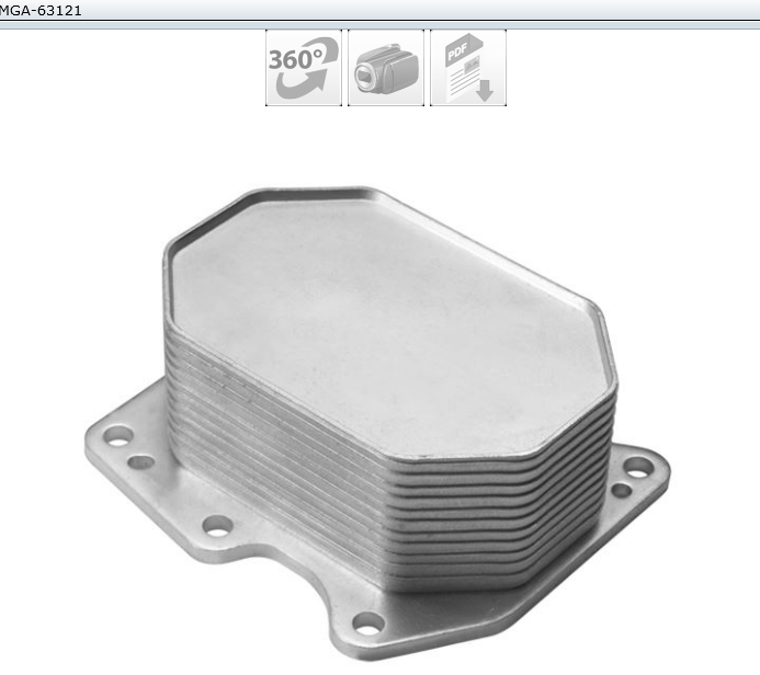 REFROIDISSEUR HUILE BOXER 2.2HDI JUMER 1103Q1 — MGA-63121