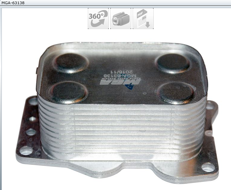 REFROIDISSEUR HUILE EXPERT C4 307 308 2.0HDI 1103L3 — MGA-63138