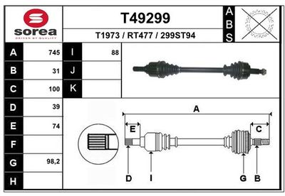 TRANSMISSION G MASTER III T49299 — MGA-70226