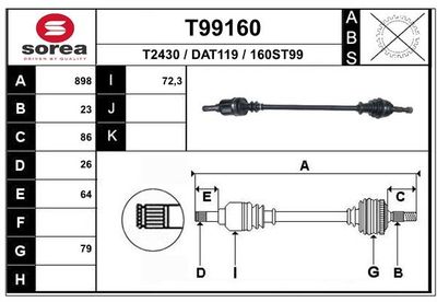 TRANSMISSION SANDERO II STEPWAY ESS/DIES D T99160 — MGA-70847