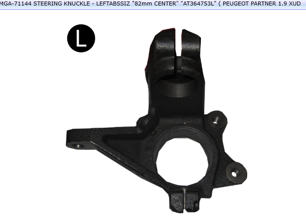 FUSEE METALIQUE AVANT G REN FLUENCE 2010 400154705 — MGA-71244