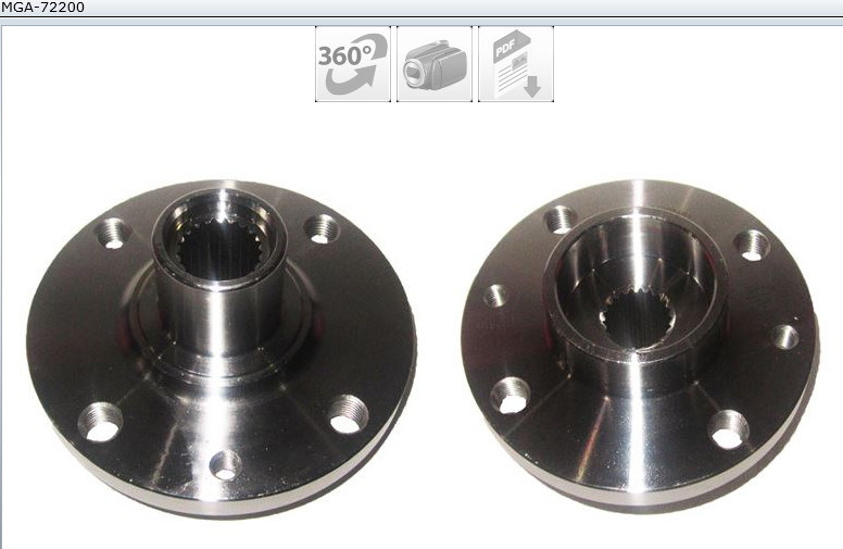 MOYEUX DE ROUE MEGANE I LOGAN 1.5DCI 7700768318 6043 — MGA-72200