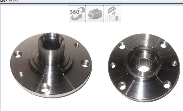 MOYEUX DE ROUE FIAT TEMPRA 7608131 NEMO BIPPER ESS — MGA-72300