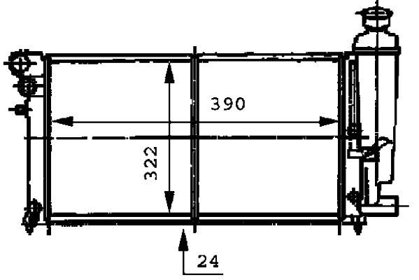 RADIATEUR PSA 106 II VAL731498 — MGA-80138