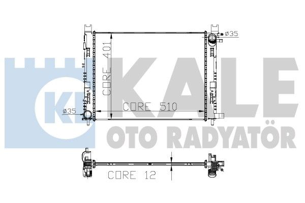 RADIATEUR CLIO IV SYMBOL II DOKKER DUSTER LOGAN VAL735634 — MGA-80437
