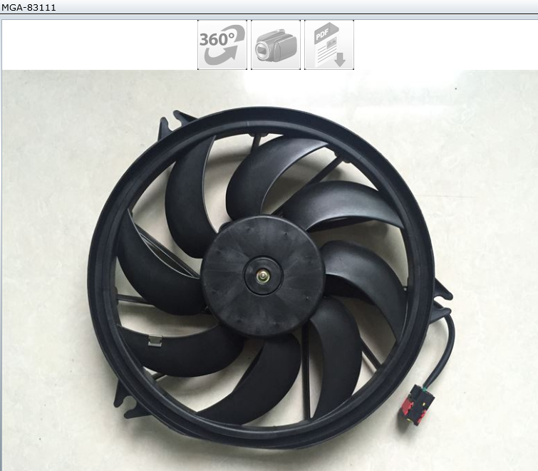 MOTEUR VENTILATEUR 206 1253C5 — MGA-83111
