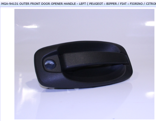 POIGNEE DE PORTE EXT G BIPPER NEMO 9143V1 — MGA-94131