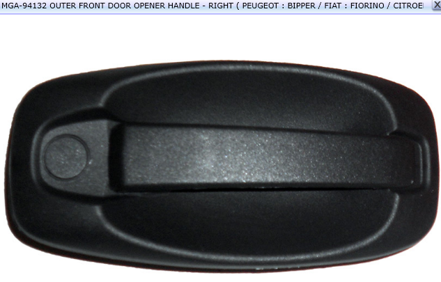 POIGNEE DE PORTE EXT D BIPPER NEMO 9101LC — MGA-94132
