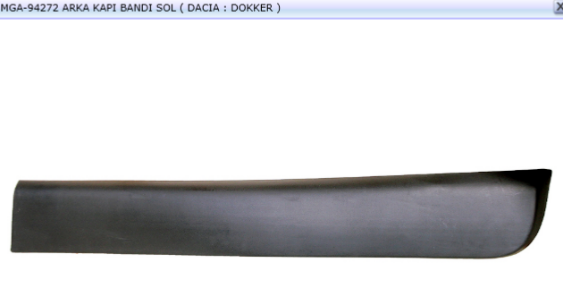 BAGUETTE AILE AR G DACIA DOKKER 828775691R — MGA-94272