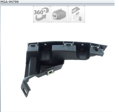 SUPPORT PARECHOC REN SYMBOL CLIO 8200699903 — MGA-94799