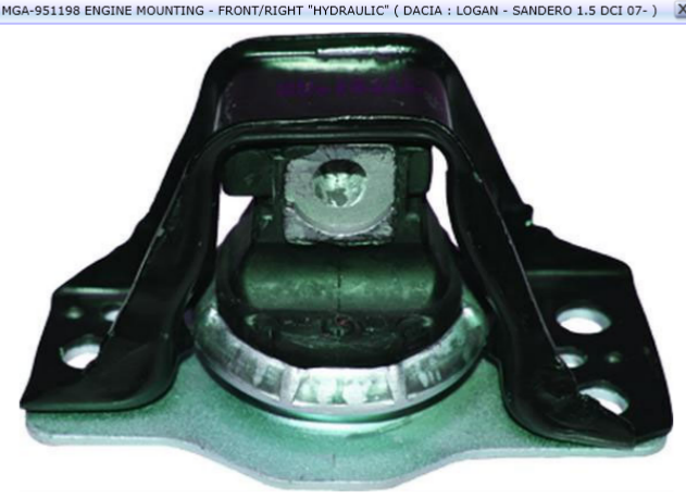 SUPPORT MOTEUR DACIA LOGAN 6001549202 2704095 FA5196 — MGA-951198