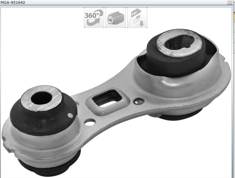 SUPPORT MOTEUR REN MEG II SCENIC II 8200103263 FA4050 4001784 — MGA-951642