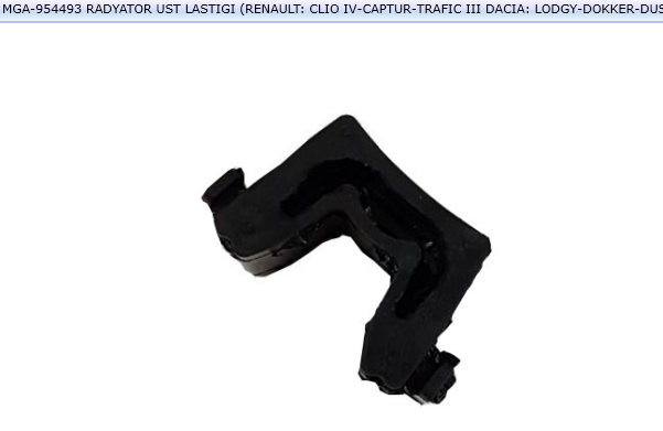 SUPPORT RADIATEUR REN 1.5 DCI 2011 — MGA-954493