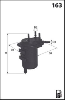 FILTRE A GASOIL MEG SCENIC — MIS-F114A