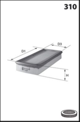 FILTRE A AIR — MIS-P428