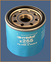 FILTRE A HUILE CHEVROLET OPEL AGILA SUZUKI — MIS-Z255