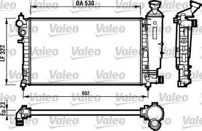 RADIATEUR SAXO 106 PARTNER 731526 — MPE234023
