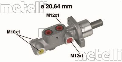 MAITRE CYLINDRE PSA 206 306 133058B LPR1947 — MTE050296