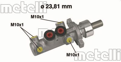 MAITRE CYLINDRE PSA BERLINGO PARTNER 406 — MTE050361