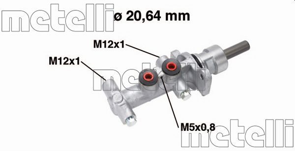 MAITRE CYLINDRE REN TRAFIC II OPEL VIVARO 7701208267 LPR1471 — MTE050768