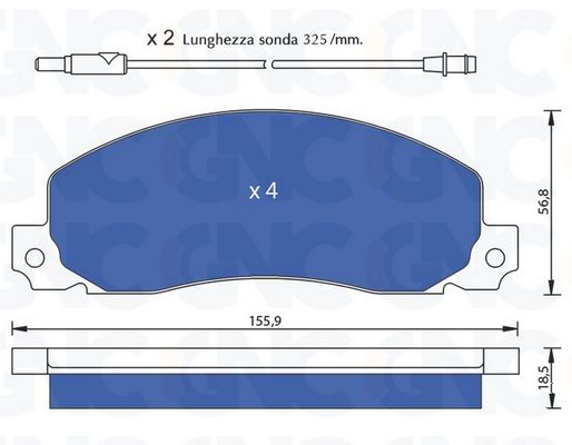PLAQ DE FREIN AV REN TRAFIC 81-00 05P278 — P0340