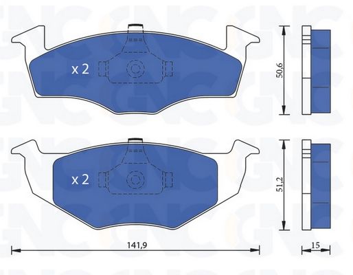 PLAQ DE FREIN AV VW GOLF III SEAT IBIZA III 05P667 VAG — P0930