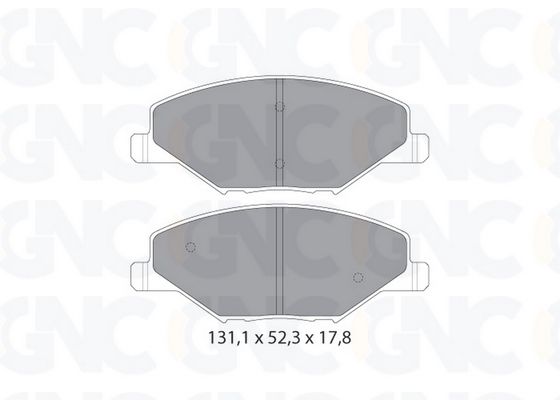 PLAQ DE FREIN AV VW POLO SEDAN SKODA FABIA 05P1795 VAG — P1838