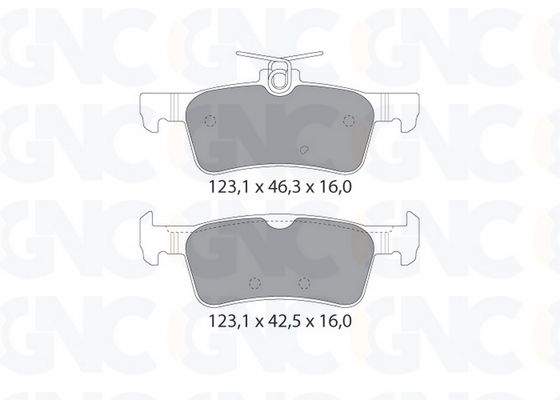 PLAQ DE FREIN AR PSA 308 II 05P1930 — P1849