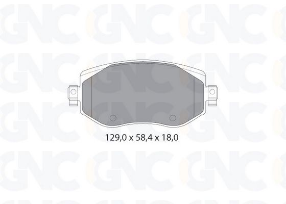 PLAQ DE FREIN AV REN MEG IV 05P2005 — P1945