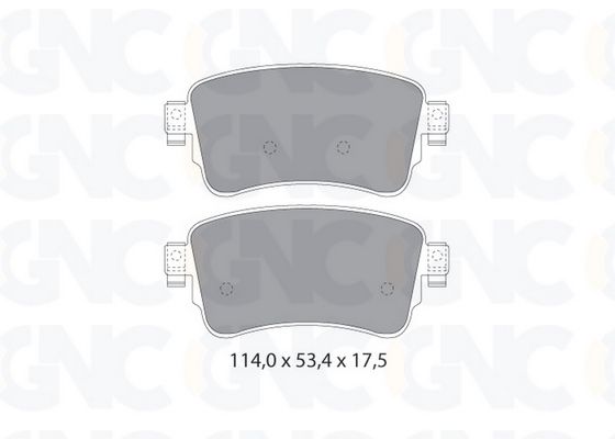 PLAQ DE FREIN AR PSA JUMPY III EXPERT 05P2034 — P1950