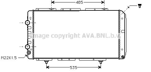 RADIATEUR BOXER 2.0 730997 1301HQ 52062A — PE2150