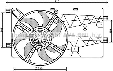 VENTILATEUR NEMO/BIPPER 1253R3 47353 — PE7548