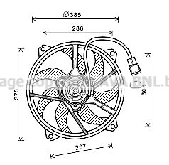 VENTILATEUR PARTNER B9 1.6 HDI 47339 — PE7556