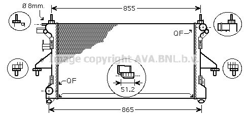 RAD BOXER III 2.2HDI 8MK376745111 54204A — PEA2310