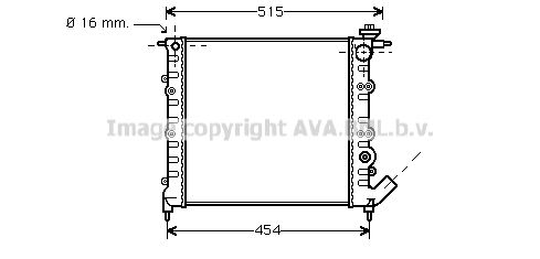 RADIATEUR 106-NM/SAXO 96--> 731498 58771 — RT2041