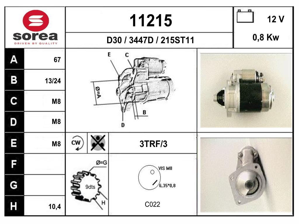 DEMARREUR RITMO — SE11215