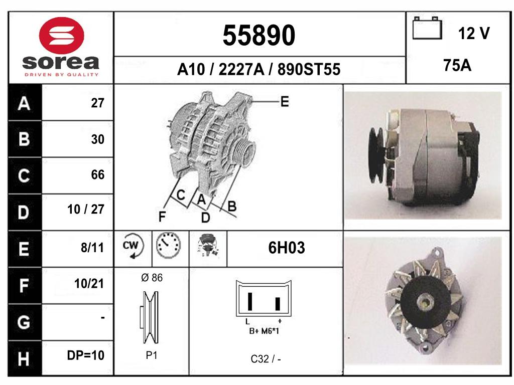 ALTERNATEUR — SE55890
