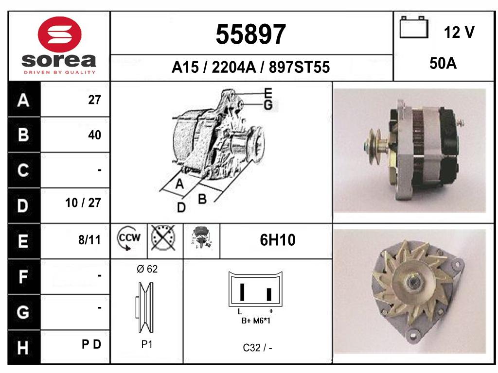 ALTERNATEUR — SE55897