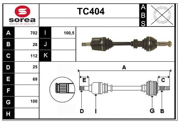 TRANSMISSION J5/C25 G301924 — SET29047