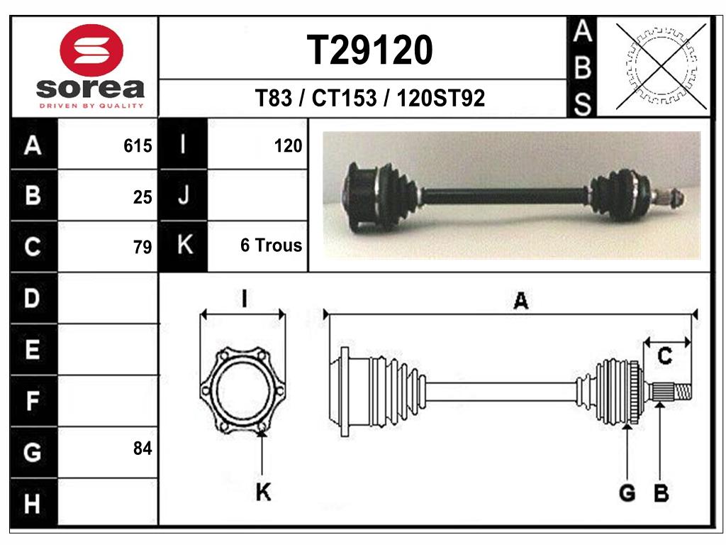 TRANSMISSION GSA — SET29120