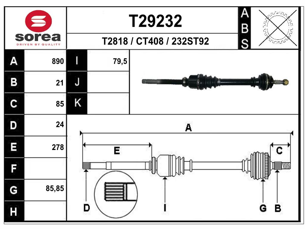 TRANSMISSION D C-ELYSEE 301 1.6HDI — SET29232