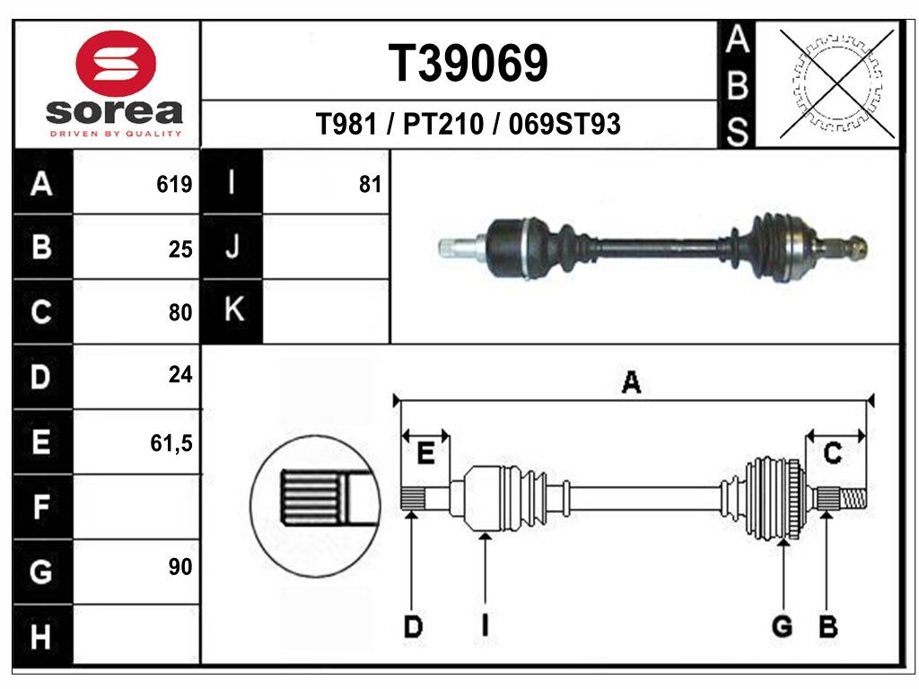 TRANSMISSION 406 G 302920 — SET39069