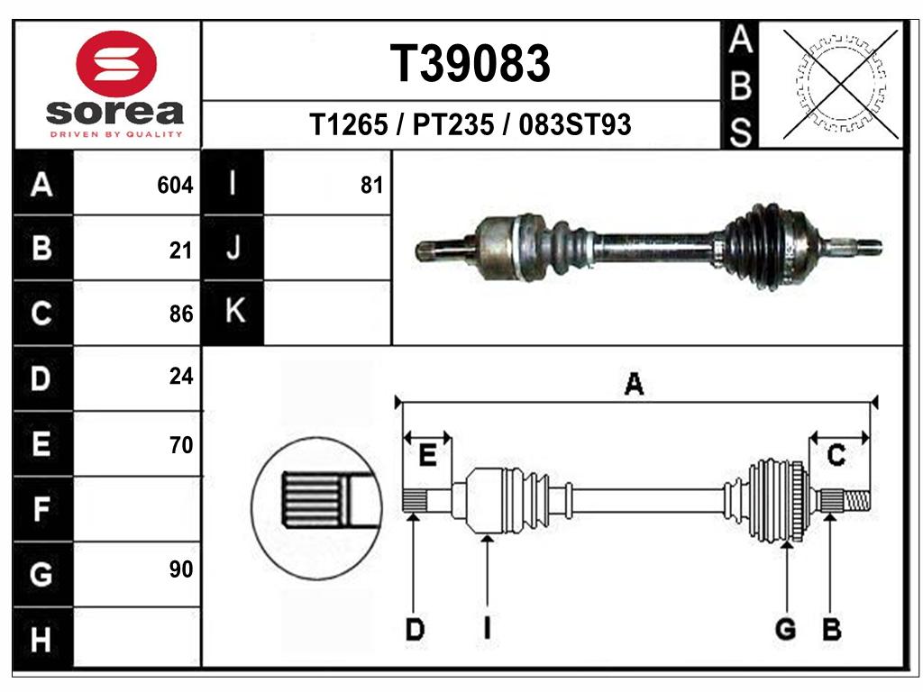 TRANSMISSION 206 G DIESEL — SET39083