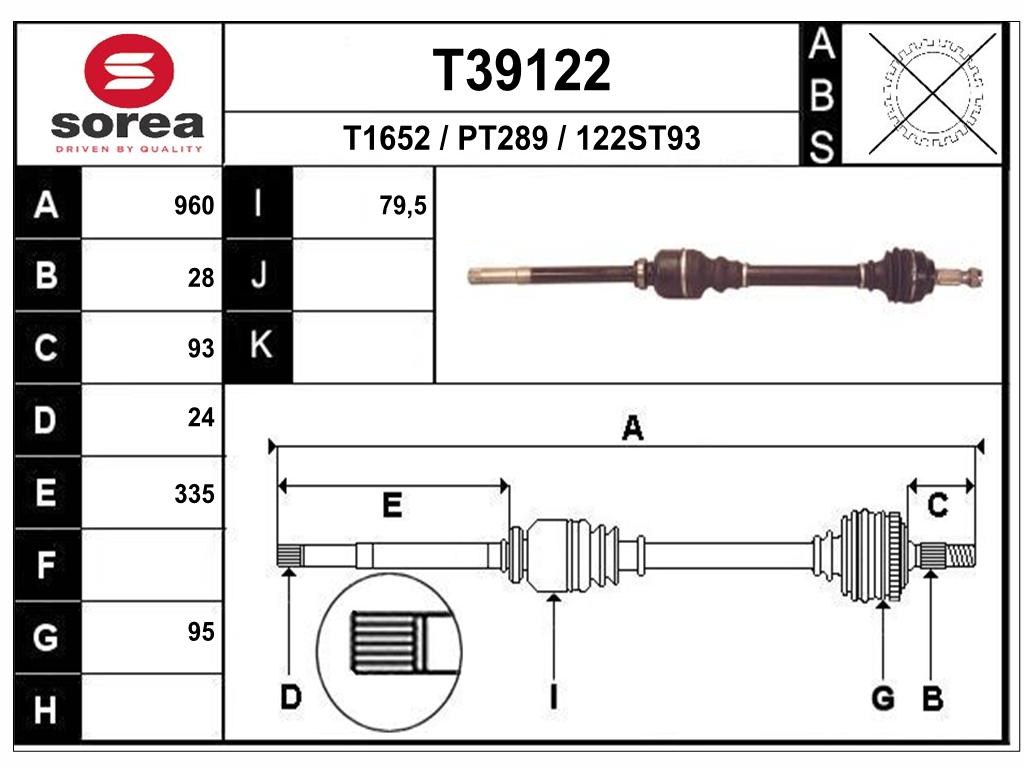 TRANSMISSION D 407 EXPERT 1.6HDI — SET39122